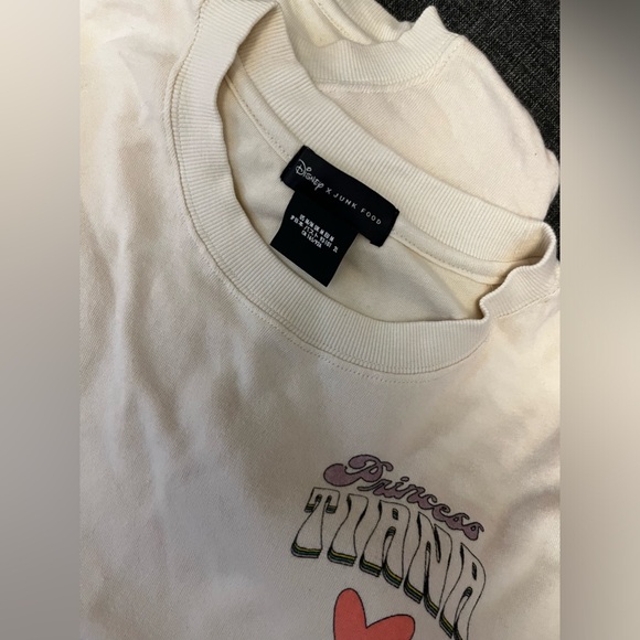 Disney Store Junk Food Tiana Ladies' Sweatshirt, The Princess and t… - Picture 13 of 14